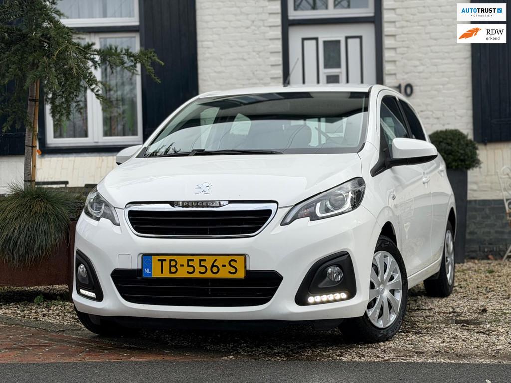 Peugeot 108 1.0 e-VTi Active|Bluetooth|Airco|5DRS|Elek-ramen, Auto's, Voorwielaandrijving, Gebruikt, 4 stoelen, Wit