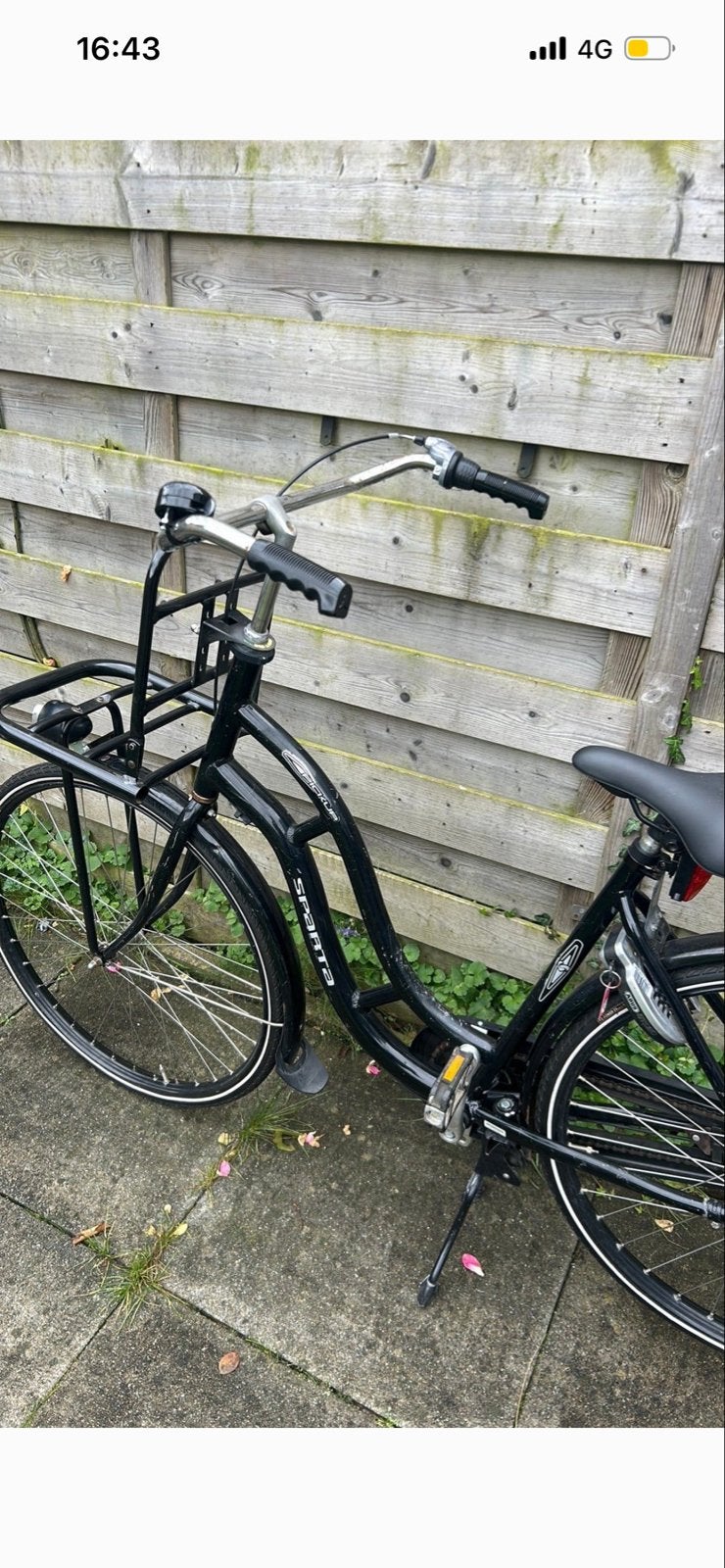 Sparta Transportfiets - Zwart, Goede Staat, Ophalen, Sparta, Versnellingen, Trommelrem