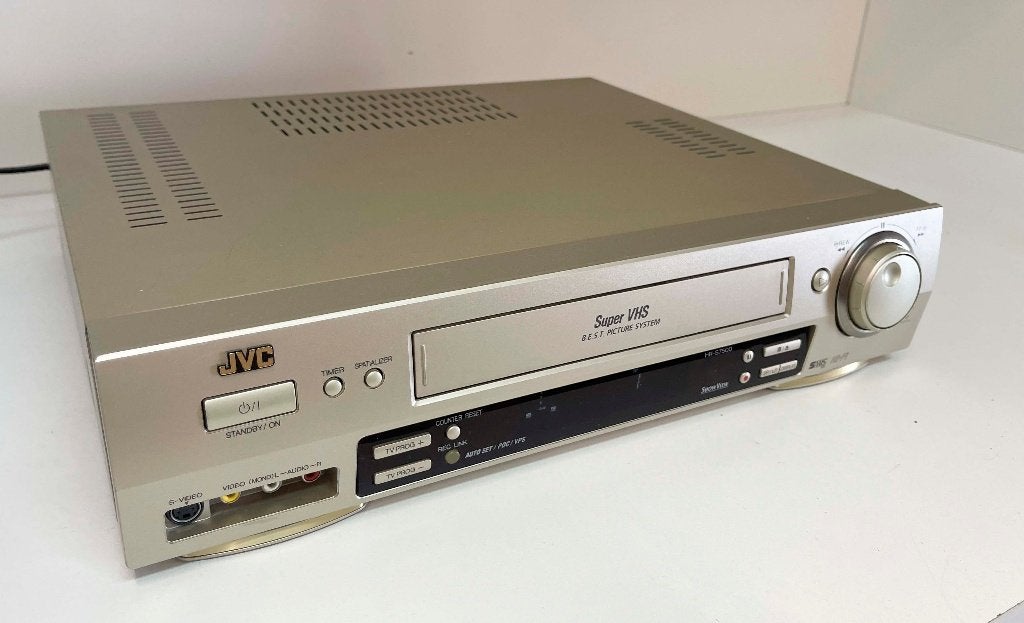 JVC CHR-S7500E hoogwaardige Super VHS-videorecorder met TBC, Audio, Tv en Foto, Jvc, N, N, Ophalen of Verzenden