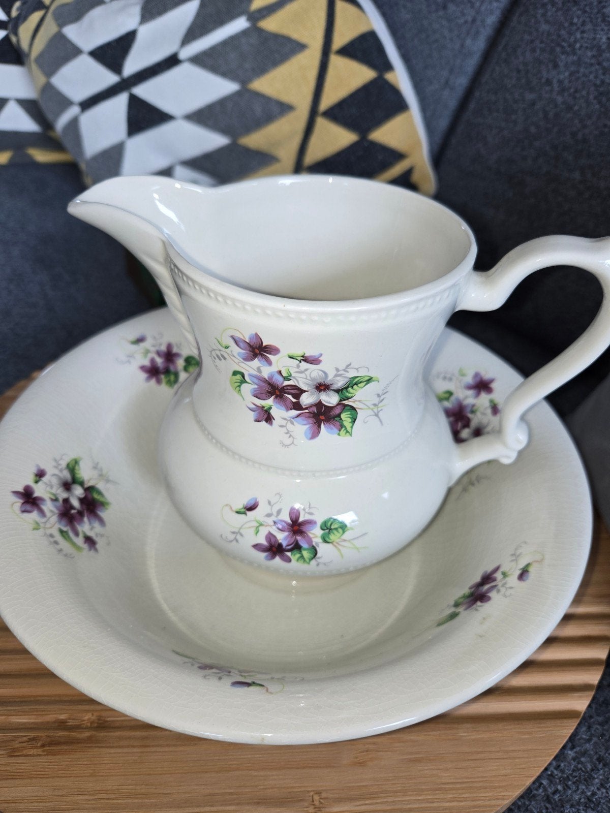 Setje van vintage Burleigh porselein., Ophalen