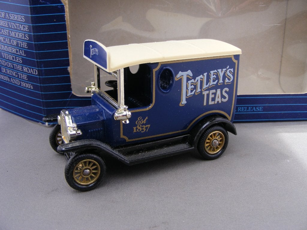 Ford model t van, lledo promotional tetley tea, Verzenden, Zo goed als nieuw, Auto