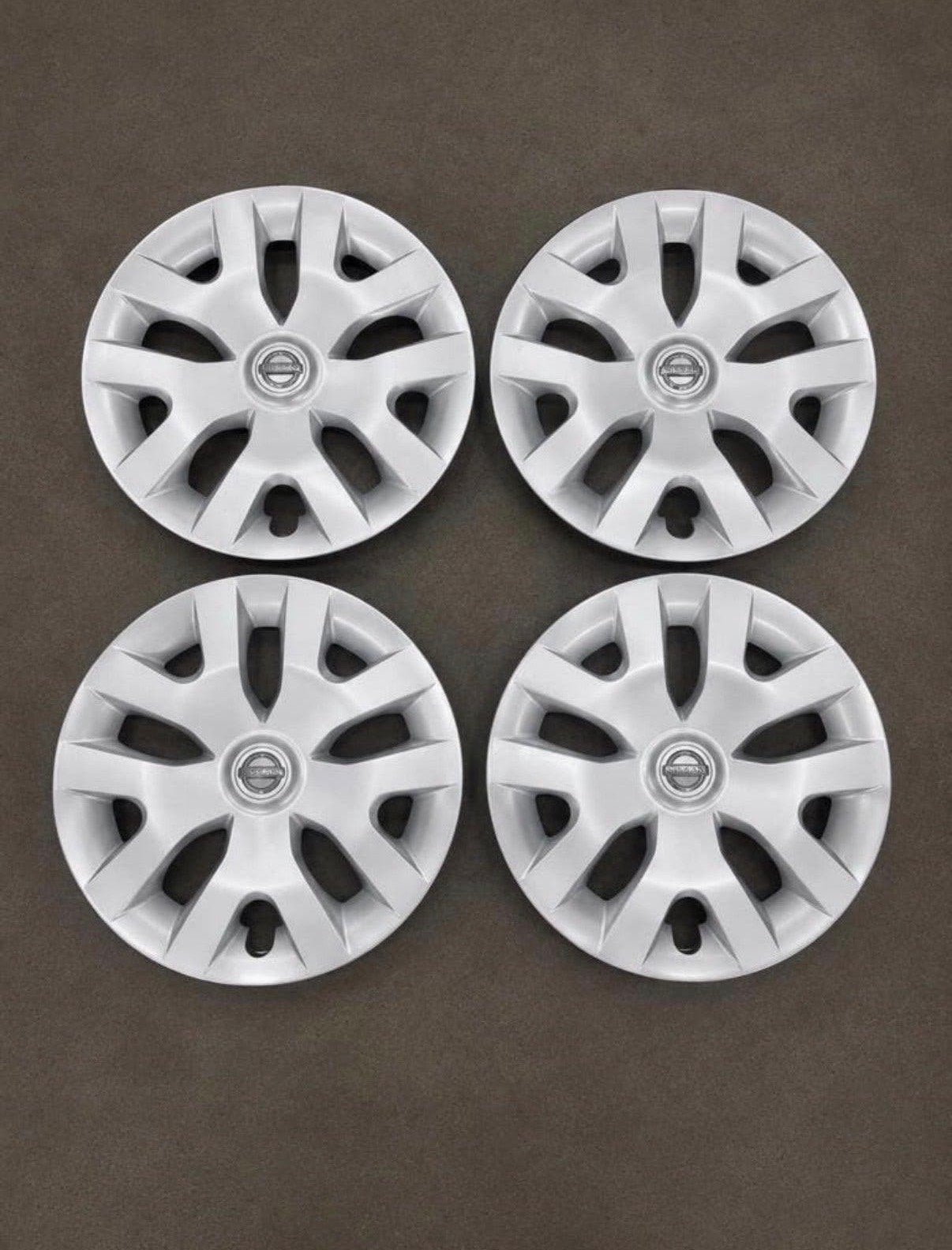 Set Nissan wieldoppen 16 inch - Onbeschadigd, Verzenden, Zo goed als nieuw