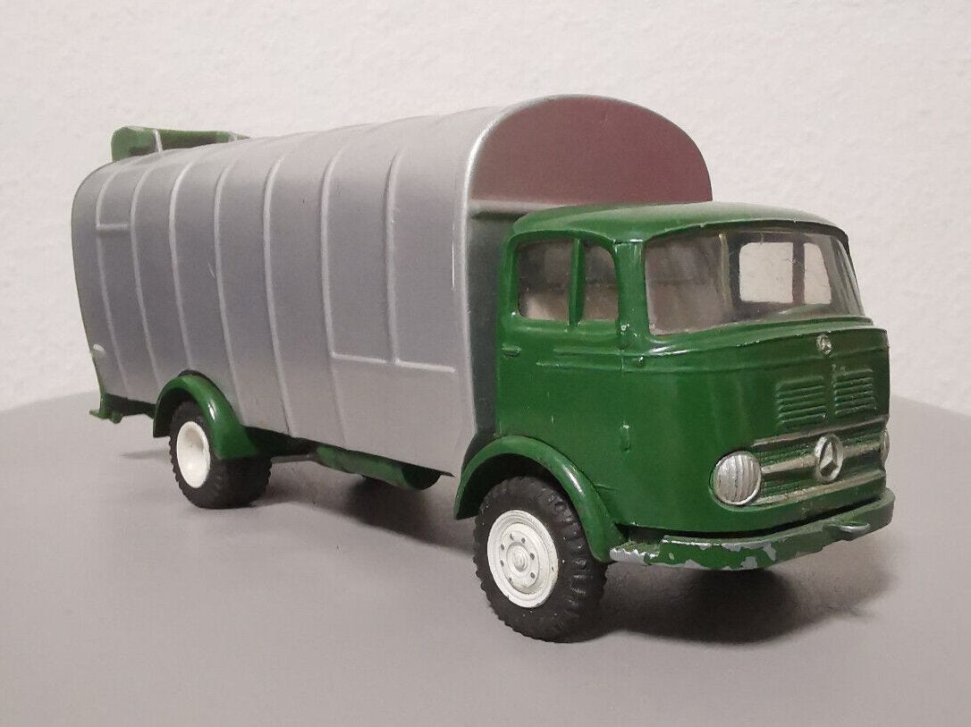 Tekno Mercedes L319 vuilniswagen. Uniek exemplaar, Ophalen of Verzenden, Zo goed als nieuw, Bus of Vrachtwagen, Tekno