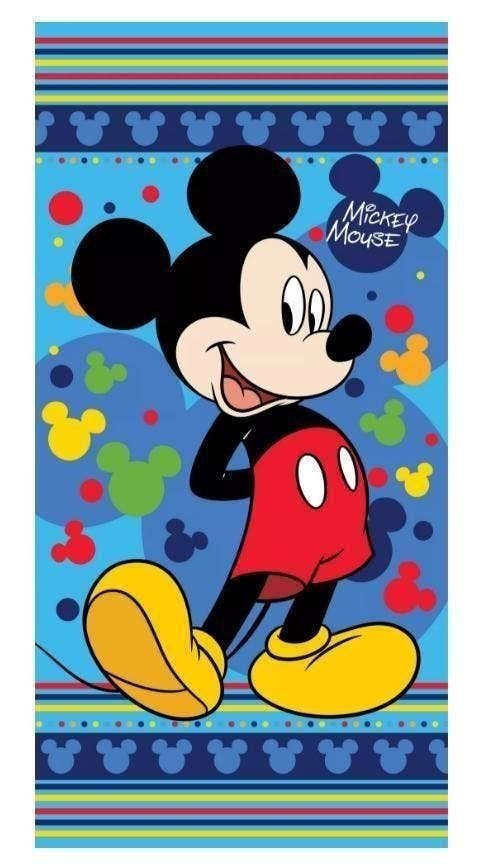 Mickey Mouse Badlaken / Strandlaken - Katoen - Disney, One size, Nieuw, Ophalen of Verzenden, Mickey Mouse