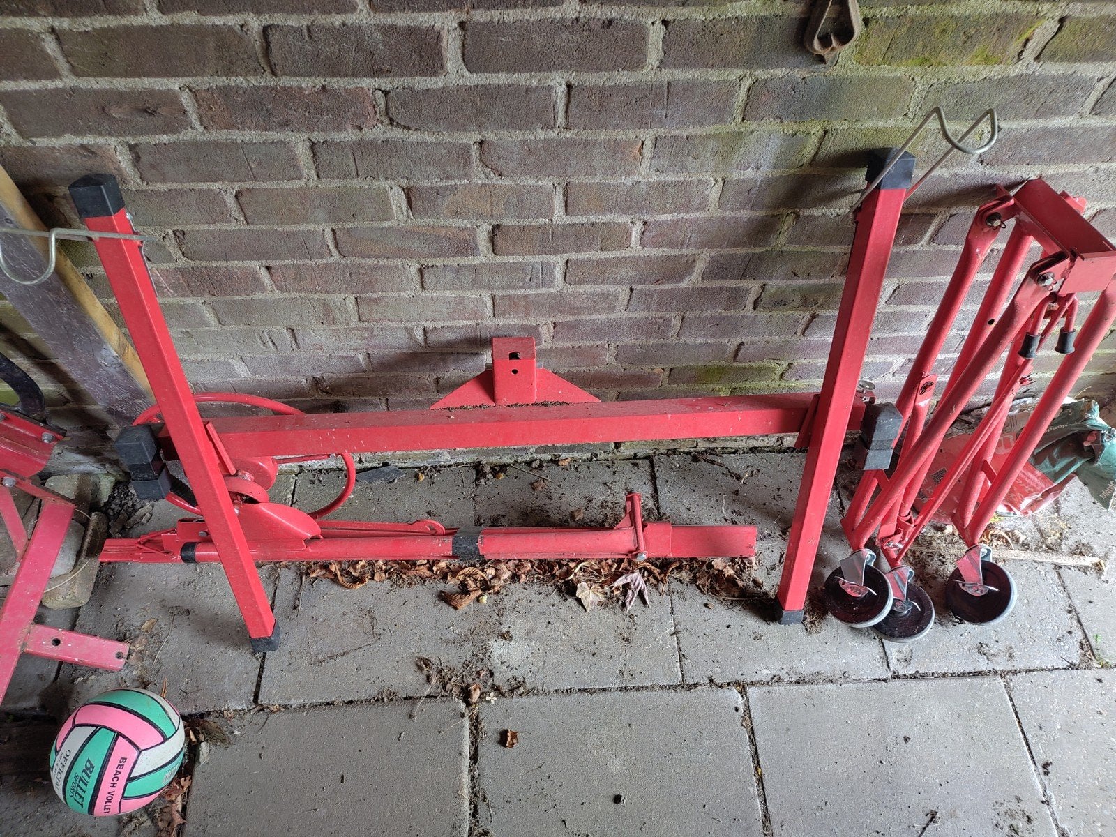 Gipsplaten lift, Ophalen