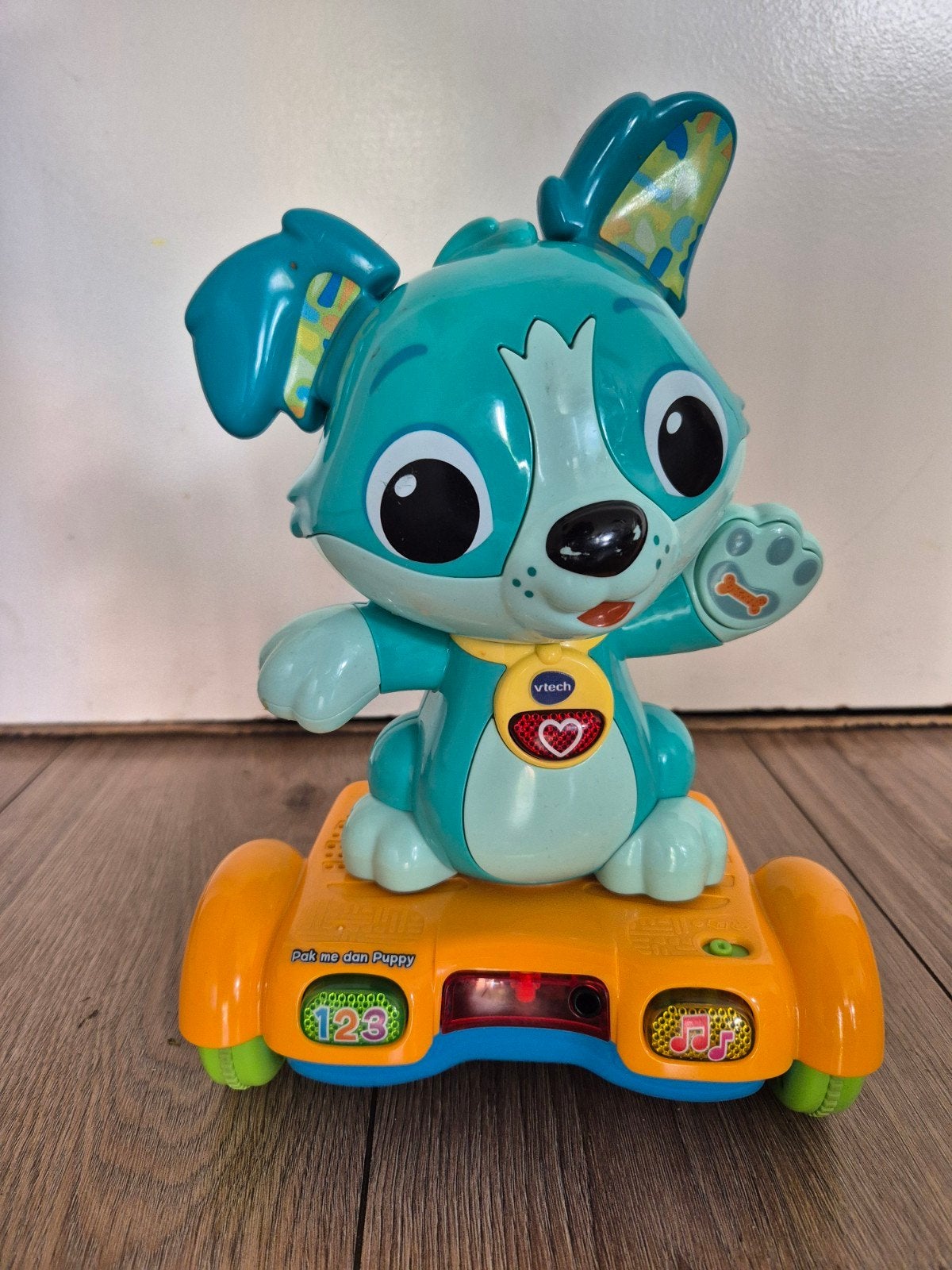 VTech Pak Me Dan Puppy, Ophalen, Zo goed als nieuw, 6 maanden tot 2 jaar