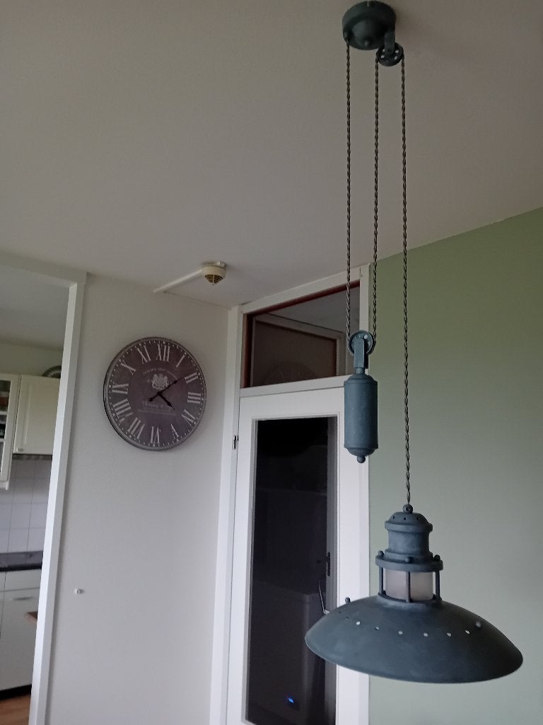 Te koop: diverse plafondlampen, Ophalen, Glas, Inclusief lichtbron, Hanglamp