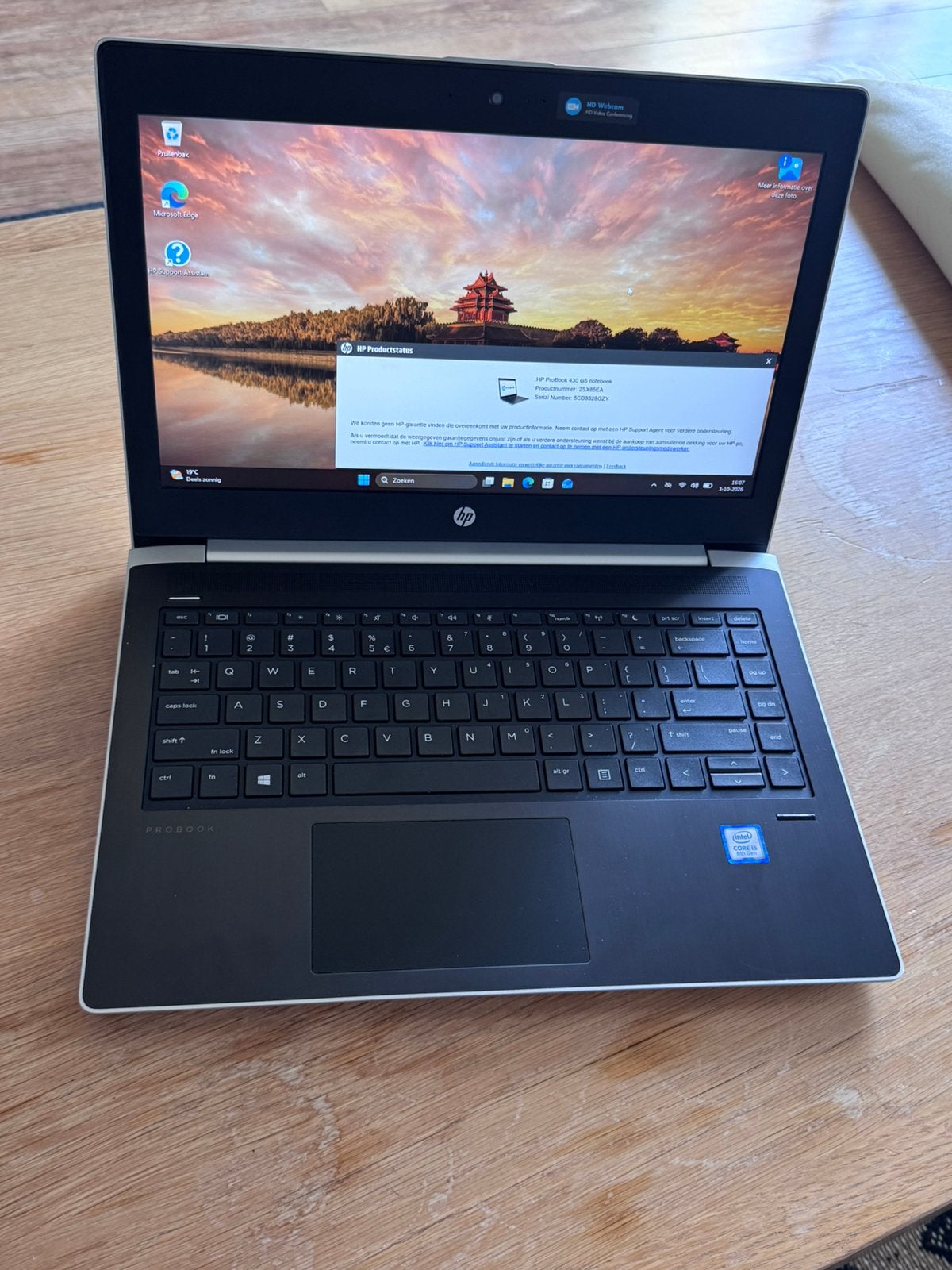 HP ProBook 430 G5 – 256GB – 8GB RAM – Intel Core i5, Computers en Software, Hp, 2 tot 3 Ghz, 8 GB, 13 inch