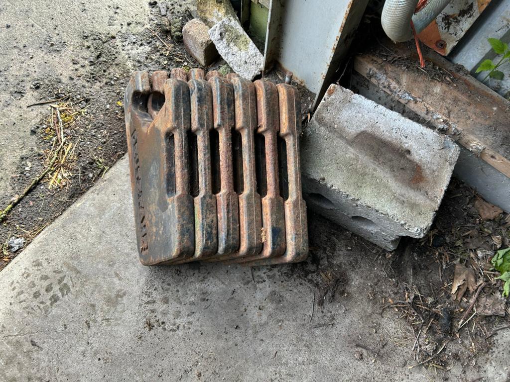 Frontgewichten deutz dx serie, Ophalen, Tot 80 Pk, 7500 tot 10000, Gebruikt