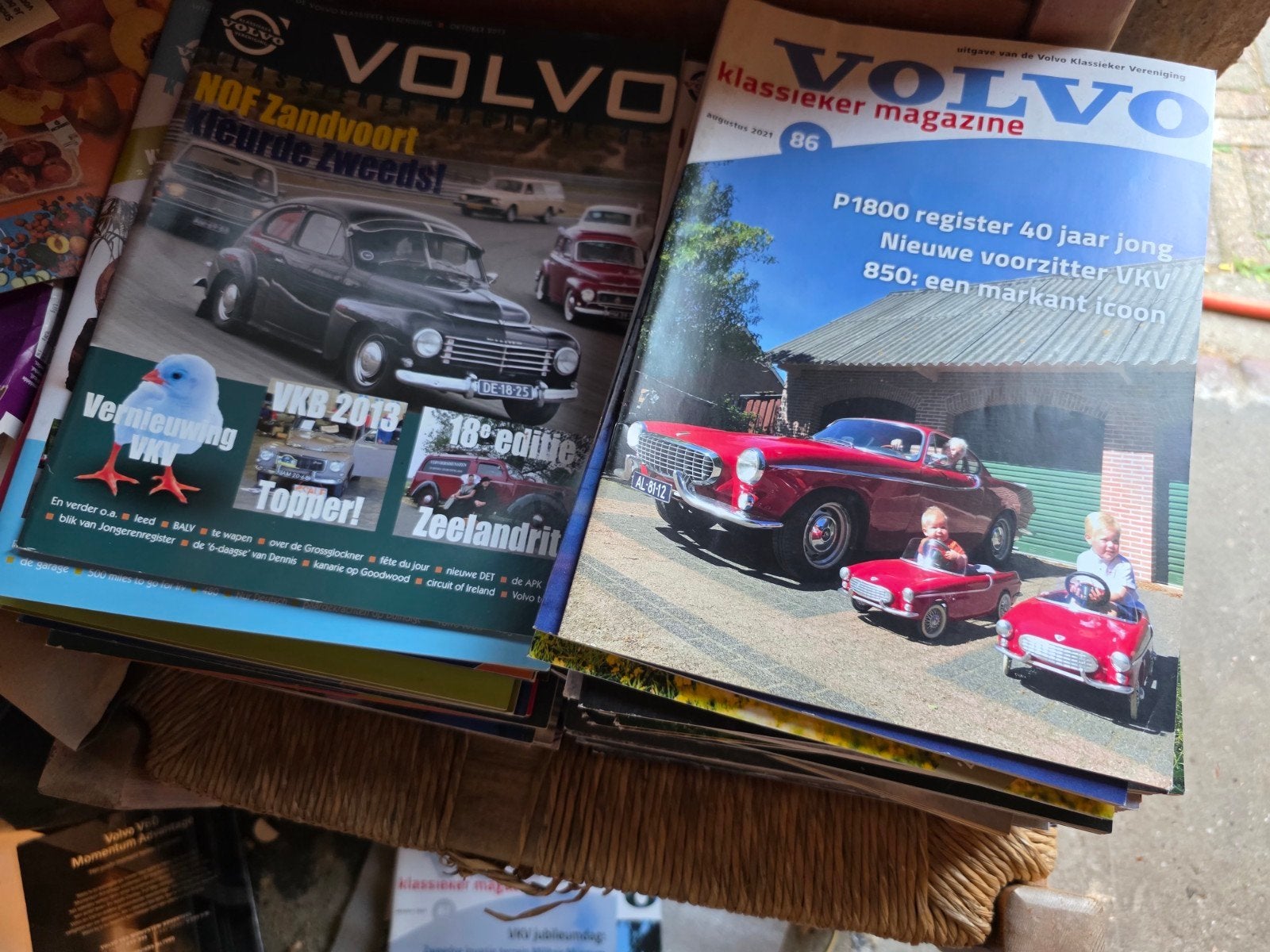 Grote collectie Volvo Klassieker Magazine, Ophalen of Verzenden, Gelezen, Volvo