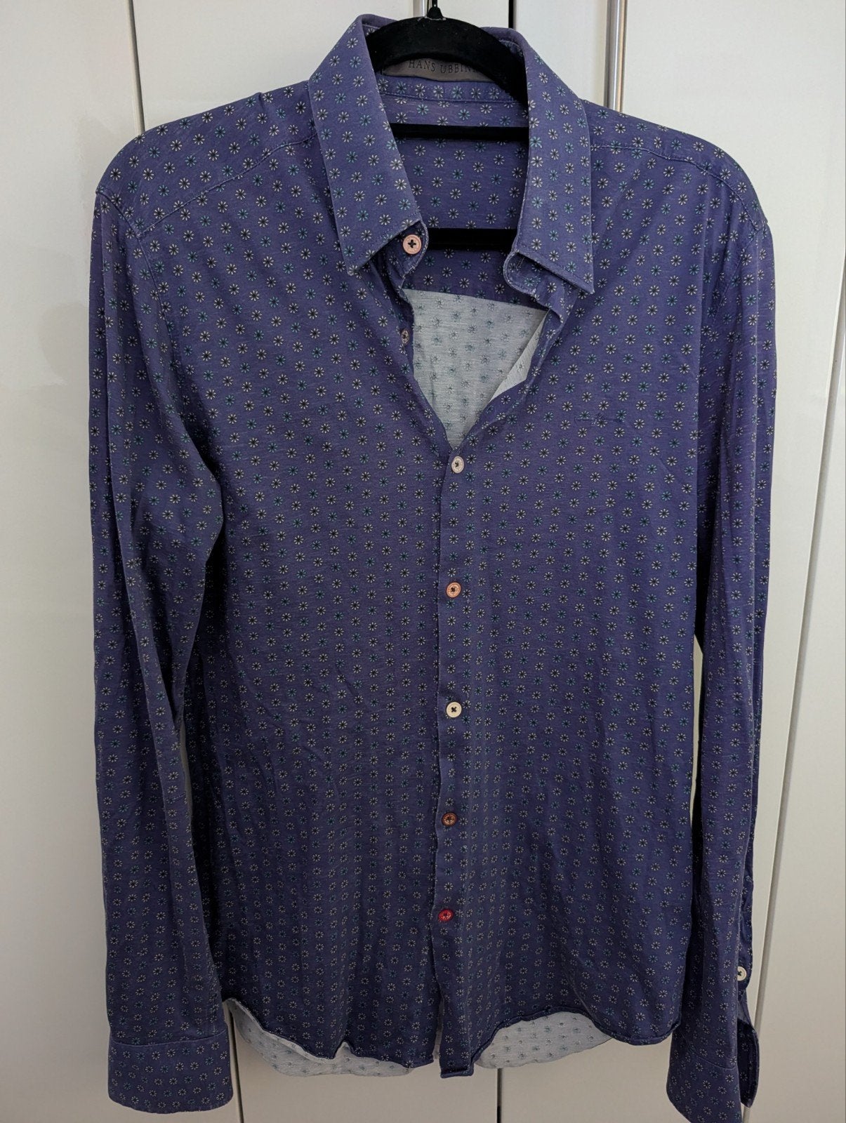 Hans Ubbink | Maat M, Blauw, Hans Ubbink, Gedragen, Halswijdte 39/40 (M)