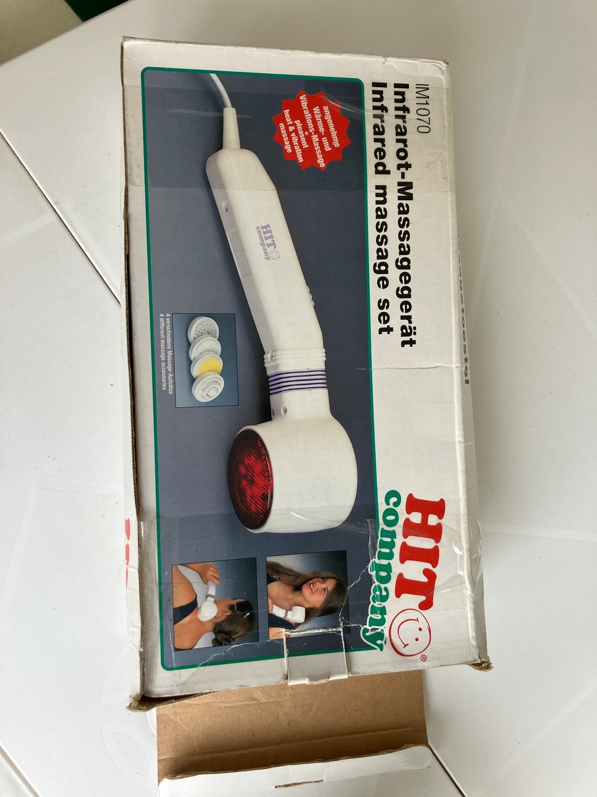 HIT Company Infrarood Massageapparaat met Warmte & Vibratie, Ophalen of Verzenden, Zo goed als nieuw, Apparaat