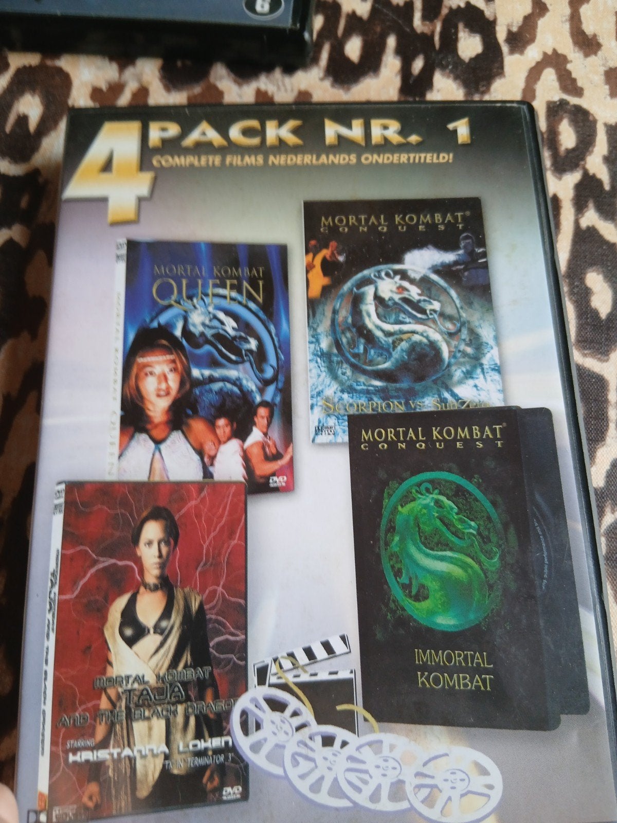 Mortal Kombat 4-pack DVD - Nederlands ondertiteld, Vanaf 16 jaar, Ophalen of Verzenden, Gebruikt