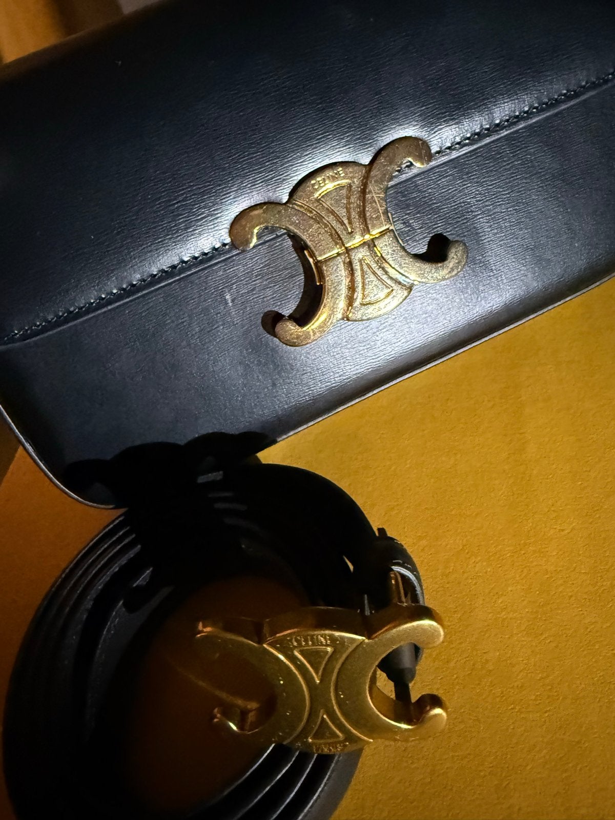 Celine Classique tas en riem, Ophalen of Verzenden, Nieuw, Zwart, Handtas