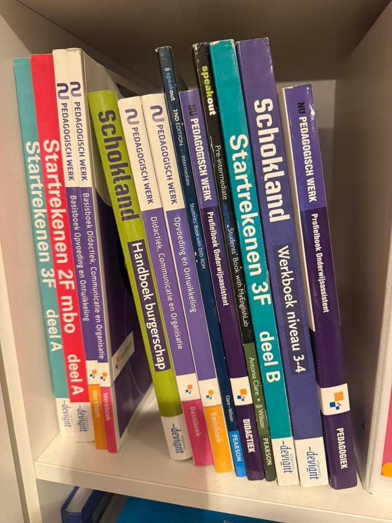 Onderwijsassistent niveau 4 alle boeken!, Boeken, Studieboeken en Cursussen, Zo goed als nieuw, MBO, Alpha, Ophalen of Verzenden
