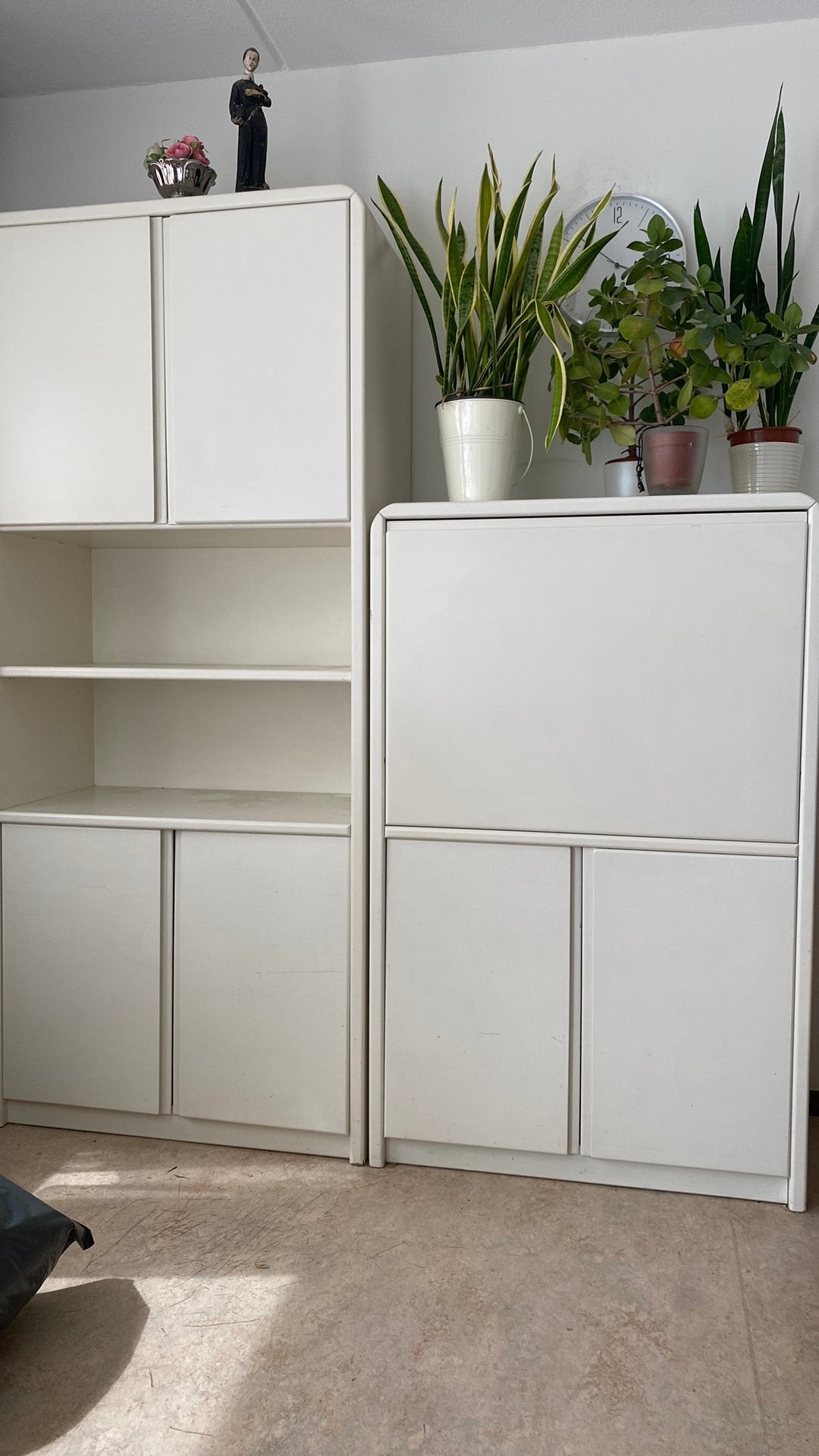 2delige kast, Huis en Inrichting, Kasten | Dressoirs, Ophalen, Gebruikt, 25 tot 50 cm