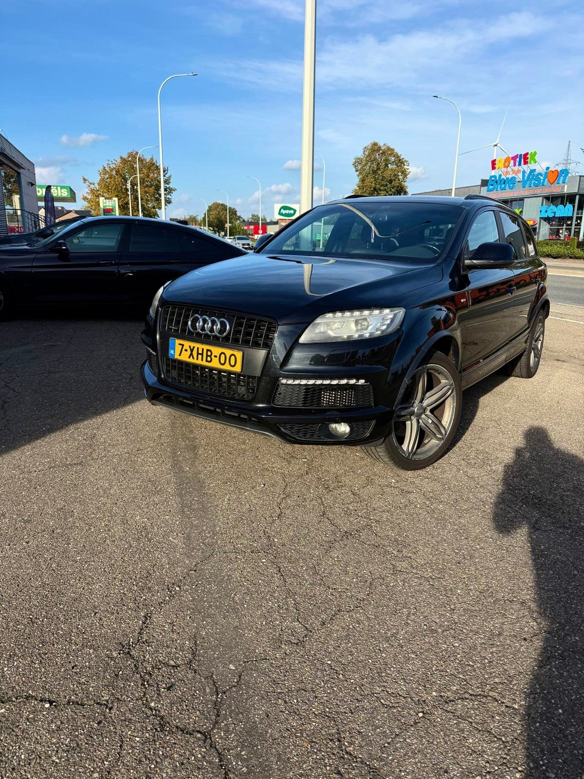 Audi Q7 3.0 TDI 180KW Quattro Tiptr. 2012 Zwart, Auto's, Automaat, 2275 kg, 7 stoelen, Zwart