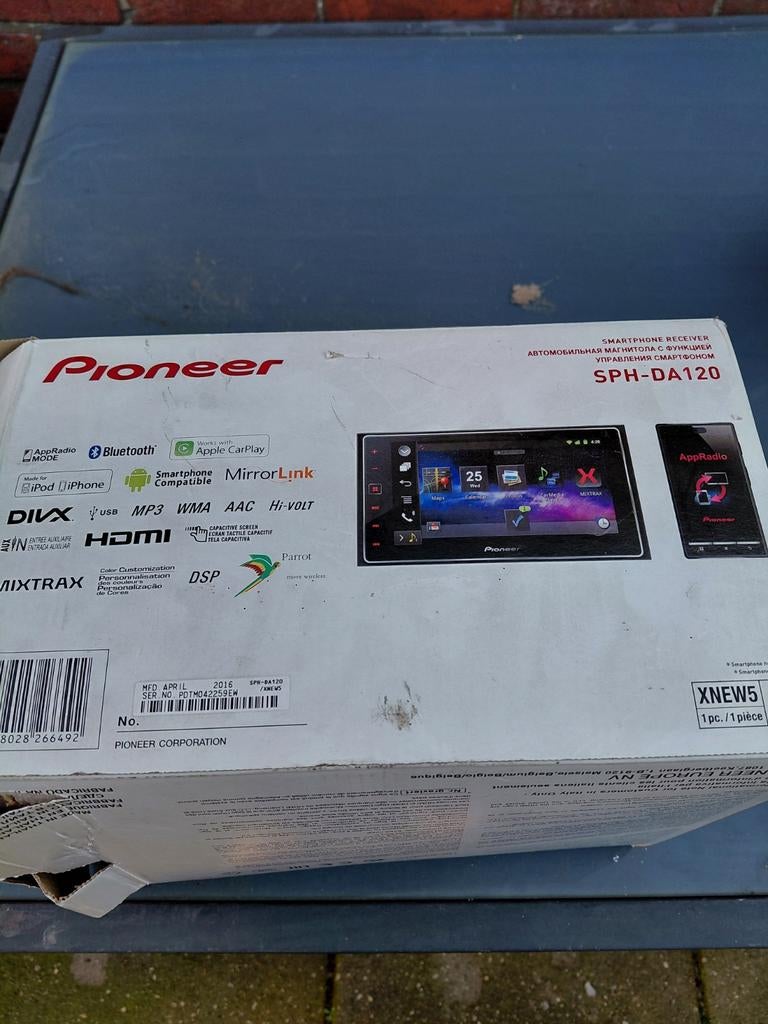 Pioneer SPH-DA120 Autoradio met Apple CarPlay, Auto diversen, Autoradio's, Ophalen, Gebruikt