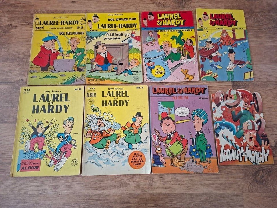 Laurel en Hardy Classic 's en albums en andere stripboekjes, Meerdere stripboeken, Ophalen of Verzenden, Gelezen