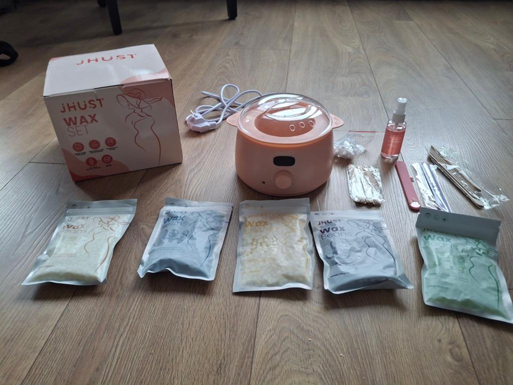 JHUSt Wax Set - Complete Ontharingskit met Waxverwarmer, Ophalen of Verzenden, Zo goed als nieuw, Overige typen