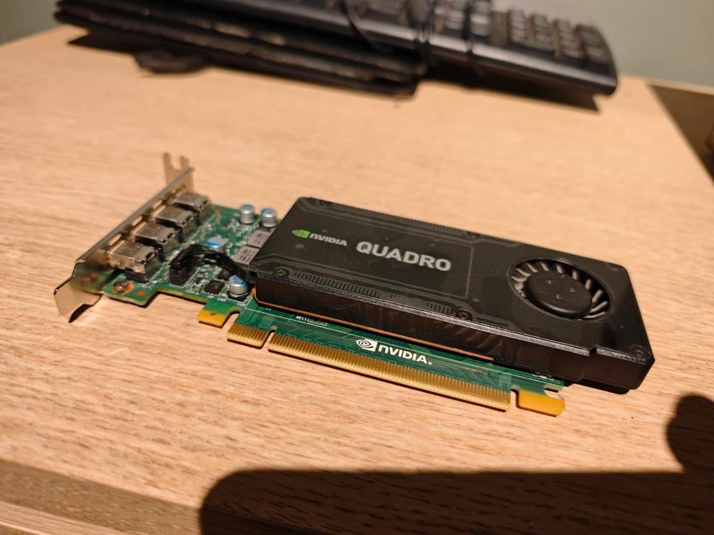 Nvidia Quadro K1200 - 4x Mini DisplayPort Videokaart, Computers en Software, Videokaarten, Gebruikt, Nvidia, PCI-Express 3.0, GDDR5