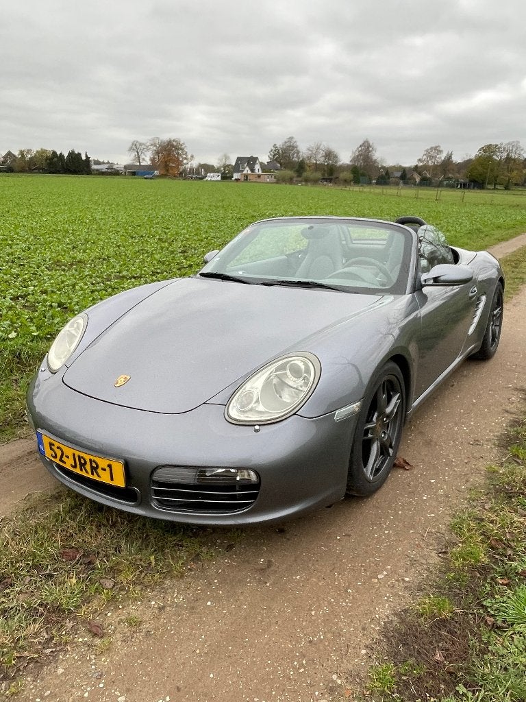 Porsche Boxster 3.2 S 2006 Grijs Manueel Porsche onderhouden, Auto's, Dealer onderhouden, Achterwielaandrijving, Cabriolet, Handgeschakeld