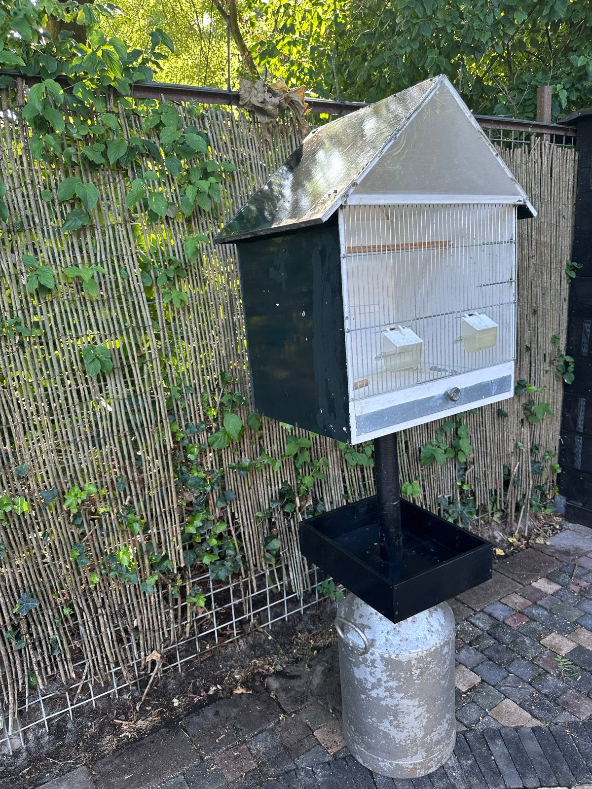 Vogel kooi, Dieren en Toebehoren, Vogels | Hokken en Kooien, Ophalen, Gebruikt, Hout, Vogelkooi