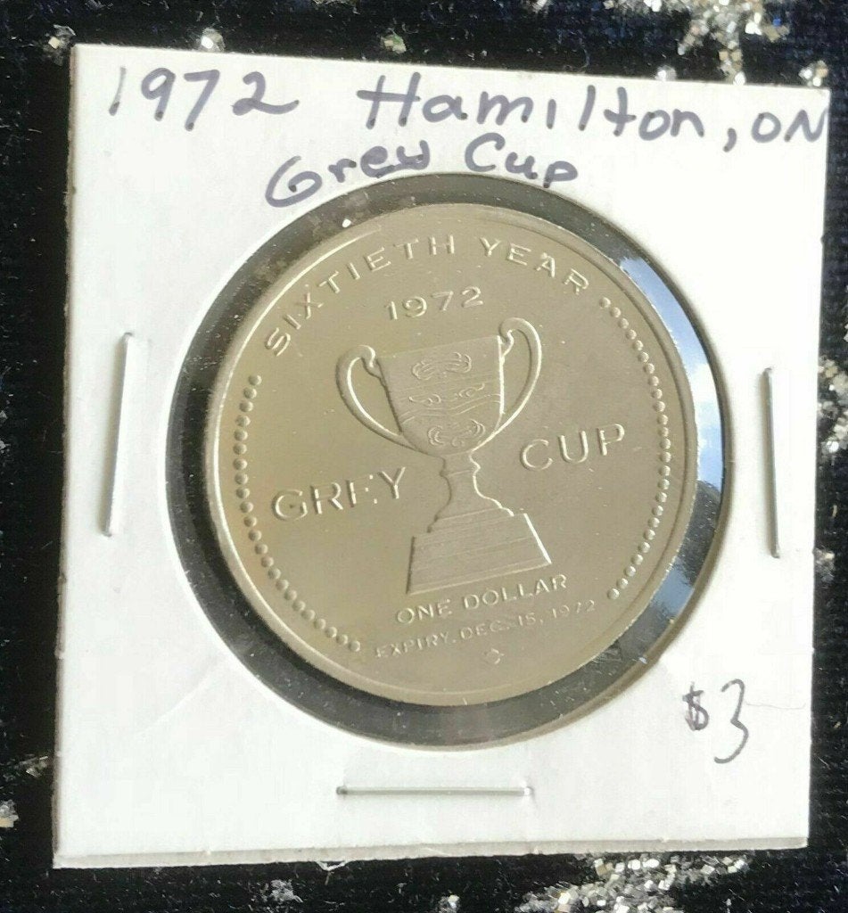 Canada - Sixtieth Year Grey Cup 1972 - Circ. Trade Dollar^, Verzenden, Noord-Amerika, Losse munt