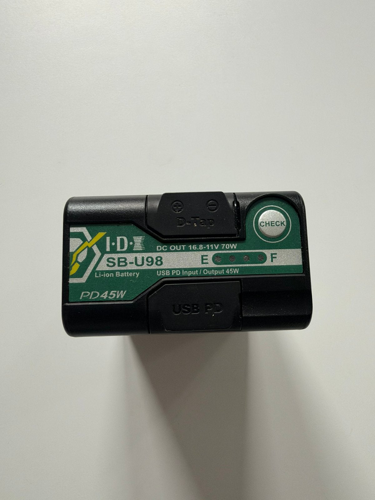 IDX SB-U98 batterij ZGAN, Ophalen of Verzenden, Zo goed als nieuw, Video