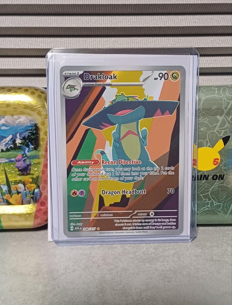 Drakloak 248/217 Pokémon Kaart, Ophalen of Verzenden, Zo goed als nieuw, Losse kaart
