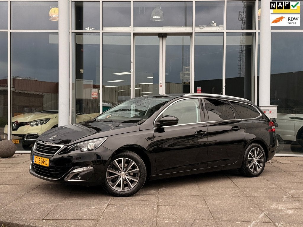 Peugeot 308 SW 1.2 PureTech Blue Lease Premium|Camera|Trekha, Auto's, Peugeot, Bedrijf, Te koop, ABS, Achteruitrijcamera, Airbags