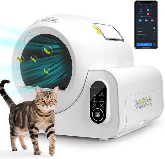 Automatische zelfreinigende kattenbak, Dieren en Toebehoren, Kattenbakken, Ophalen, -, -, Zo goed als nieuw