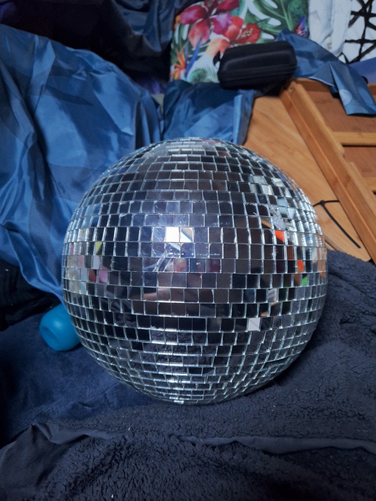 Discobal met barstjes, zonder kabel en motor, Ophalen, Gebruikt
