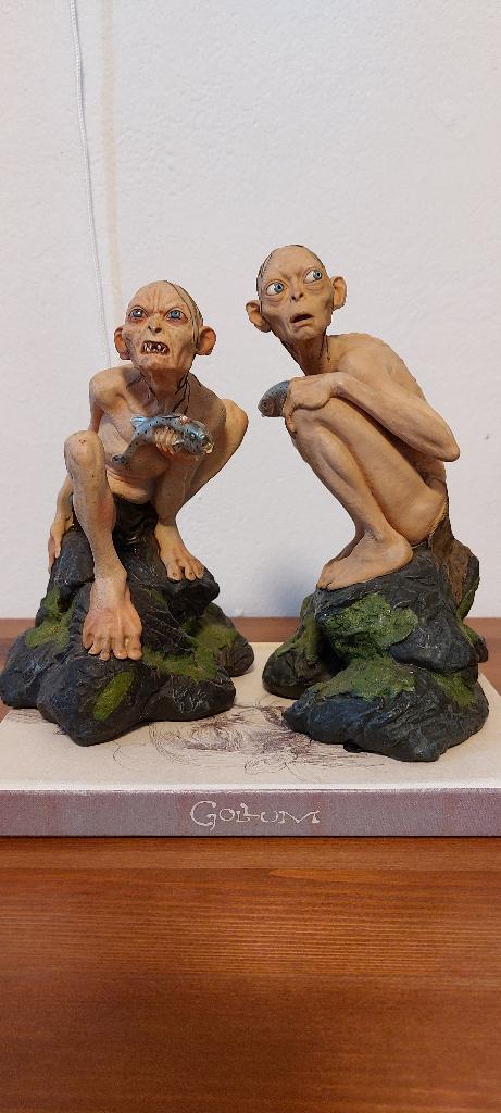 Bundel Gollum en Smeagol + DVD (zonder doos), Ophalen of Verzenden, Zo goed als nieuw, Beeldje of Buste