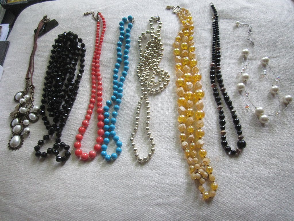 5.  Oude en vintage kettingen, bieden, Ophalen, Gebruikt, Overige kleuren, Overige materialen
