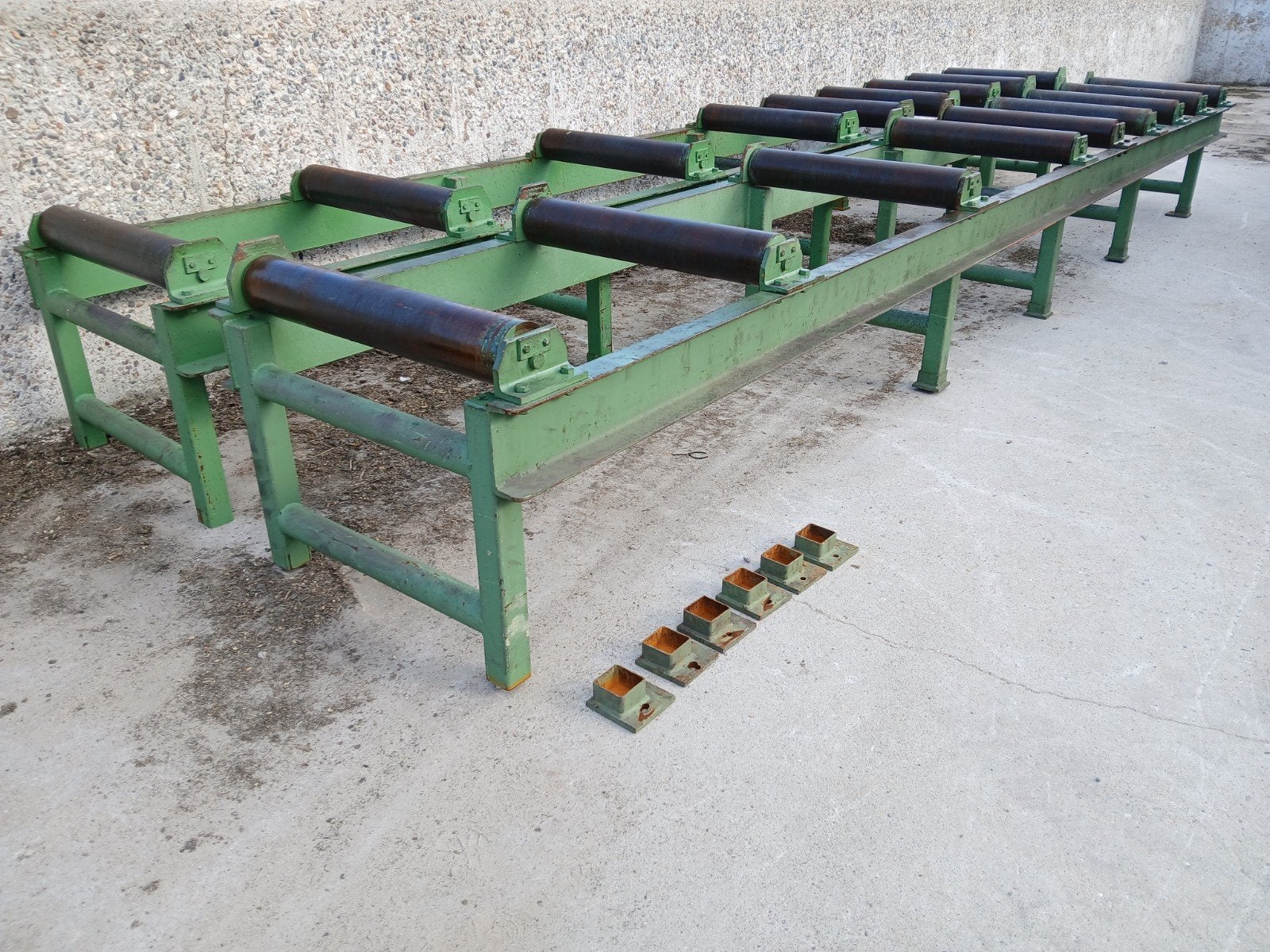 Zware rollenbank 2x, Doe-het-zelf en Verbouw, Ophalen, Gebruikt, 170 cm of meer