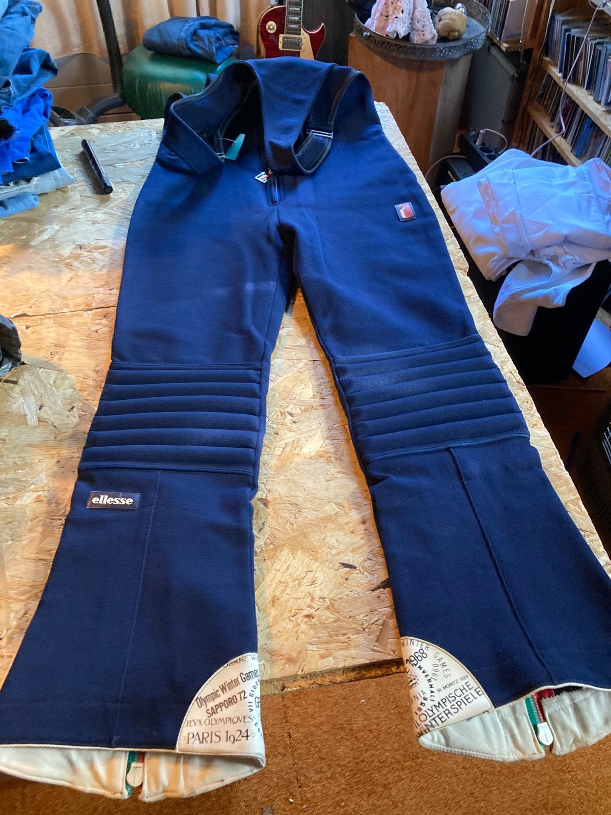 Vintage skipak/salopette ELLESSE  maat 36, Overige merken, 160 tot 180 cm, Verzenden, Zo goed als nieuw
