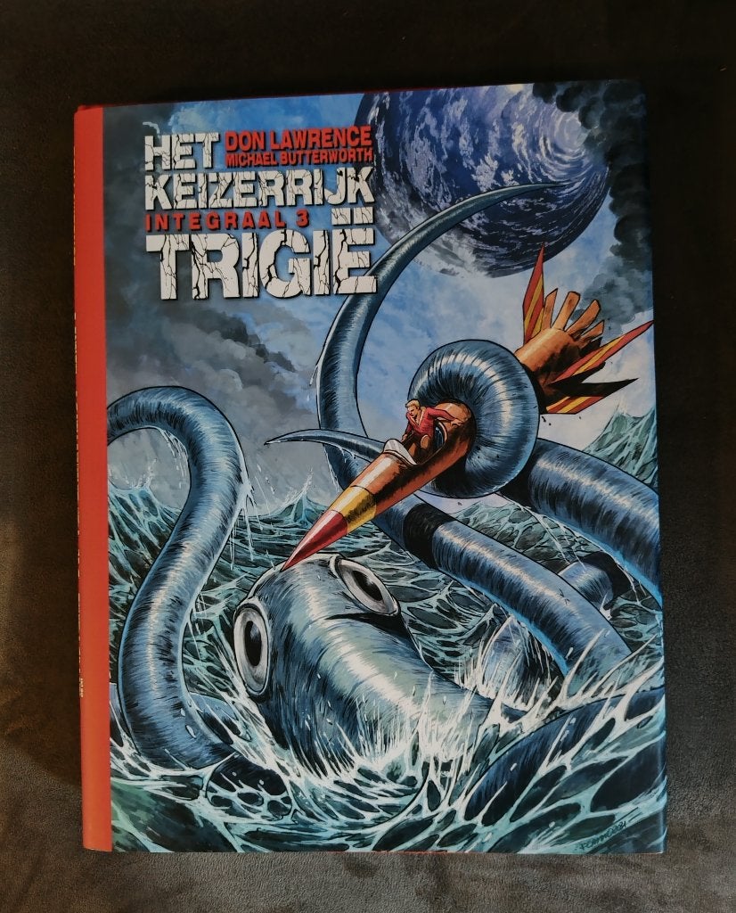Trigië Integraal deel 3 (luxe editie) met art-print, Eén stripboek, Nieuw, Ophalen of Verzenden, Don Lawrence