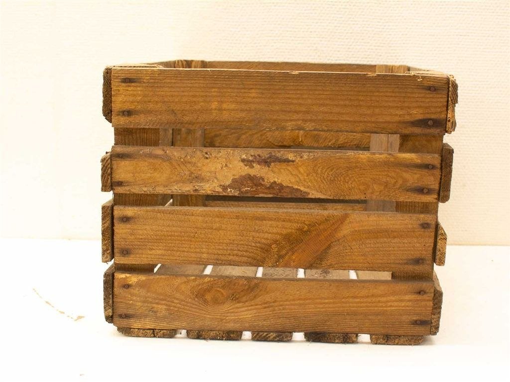 Houten krat 35575, Ophalen of Verzenden, Gebruikt, Minder dan 50 cm, Minder dan 50 cm