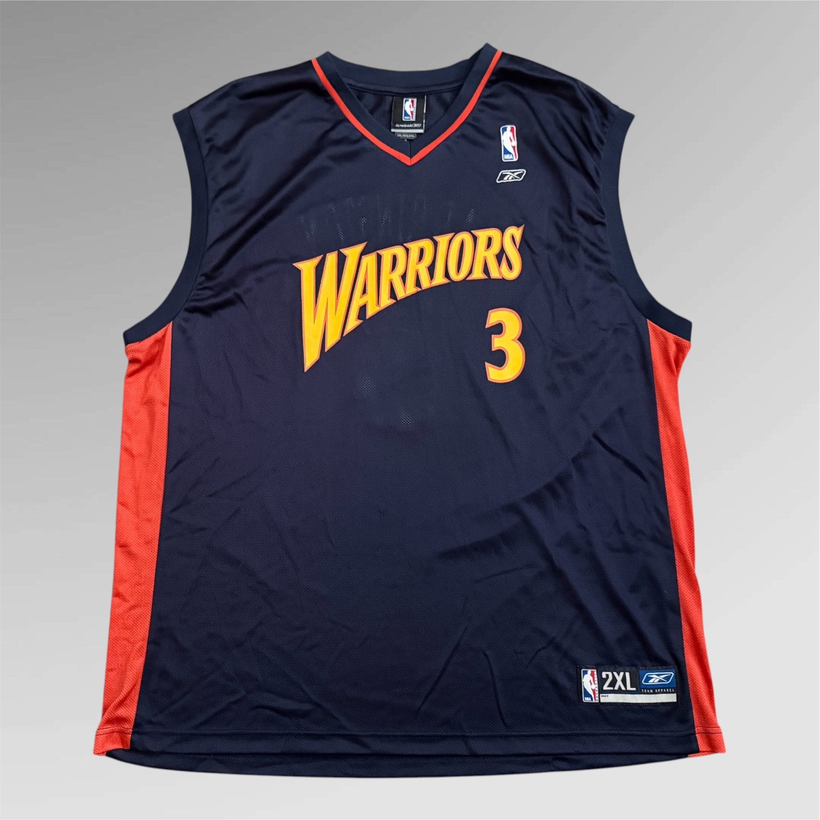Vintage NBA Warriors jersey Harrington maat XXL heren Reebok, Ophalen of Verzenden, Zo goed als nieuw, Kleding
