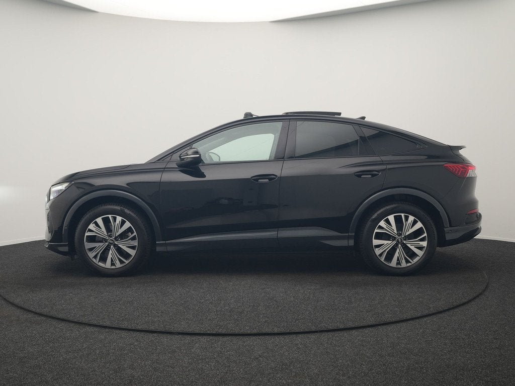 Audi Q4 Sportback e-tron 40 Advanced edition 82 kWh 204pk De, Auto's, Audi, Automaat, Gebruikt, Zwart, Zwart