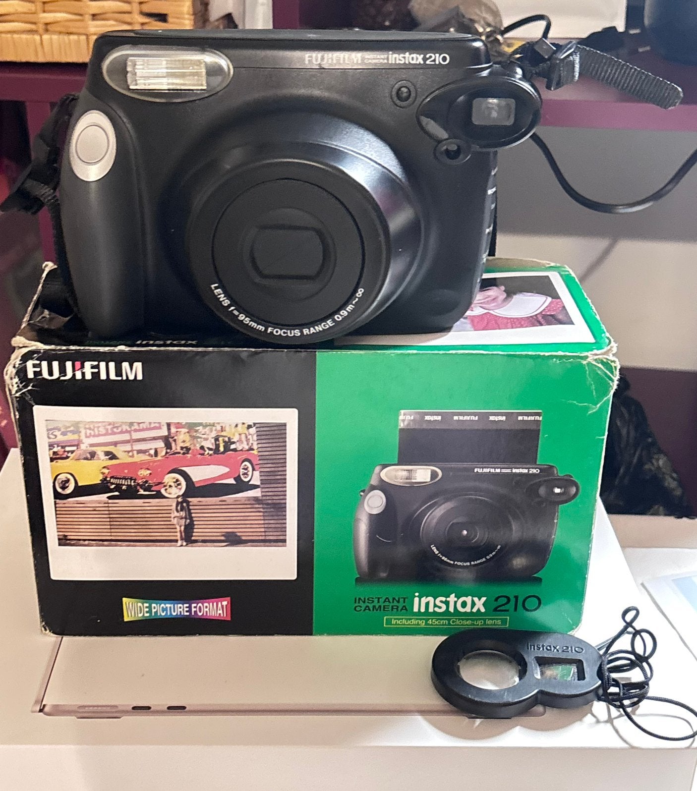 FujiFilm Instax Wide 210 Vintage Instant Camera, Instant camera, Ophalen of Verzenden, Zo goed als nieuw, Fujifilm