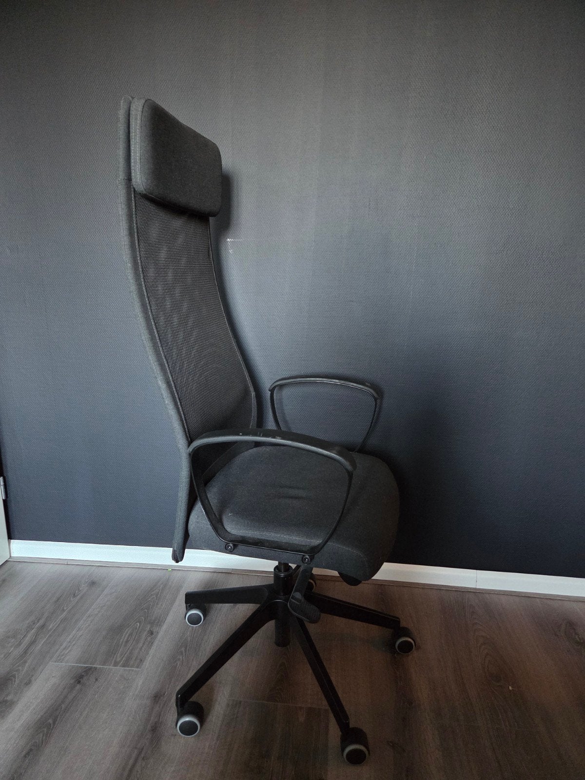 Ergonomische bureaustoel, Ophalen, Gebruikt, Grijs, Bureaustoel