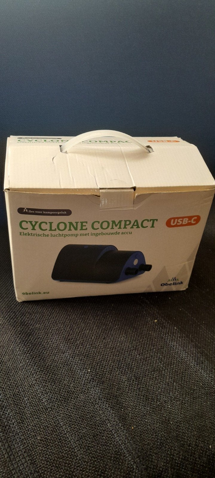 Cyclonen compact elektrische luchtpomp, Ophalen of Verzenden, Nieuw, Elektrisch