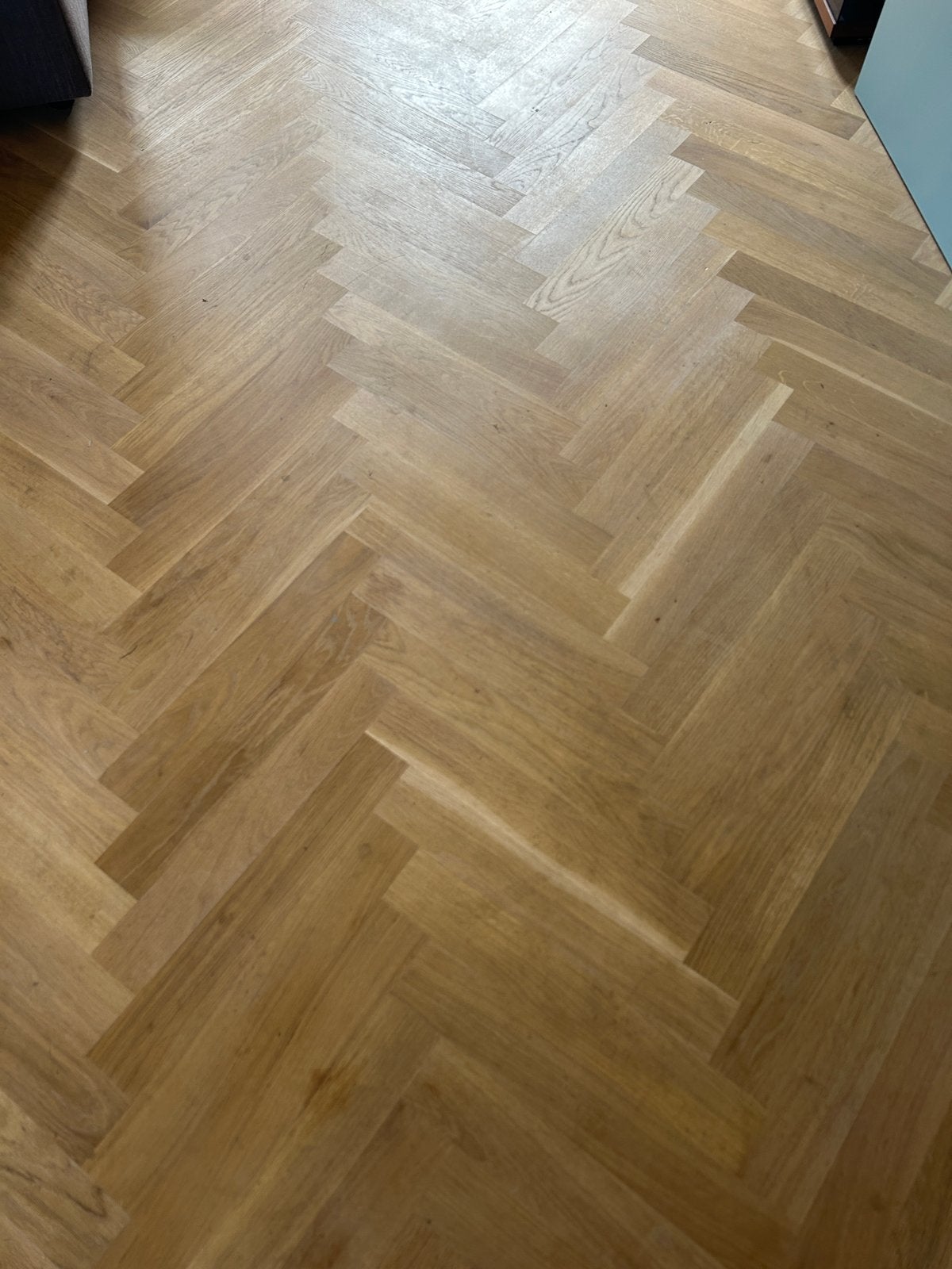 Eiken parketvloer 4mm toplaag onbehandeld - 33,3 m², Nieuw, 10 m² of meer, 10 tot 30 cm, Hout