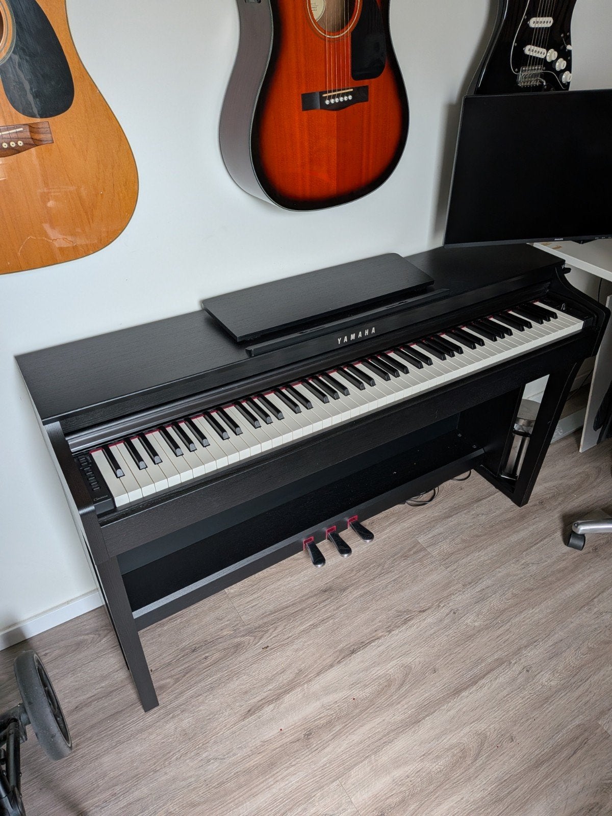 Yamaha clavinova clp-625 digitale piano, Muziek en Instrumenten, Ophalen, Zwart, Digitaal, Zo goed als nieuw