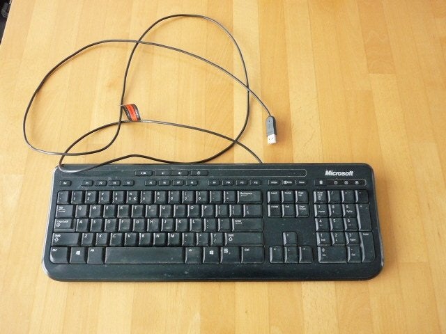 Microsoft wired keyboard 600, toetsenbord USB, Computers en Software, Ophalen of Verzenden, Qwerty, Gebruikt, Bedraad