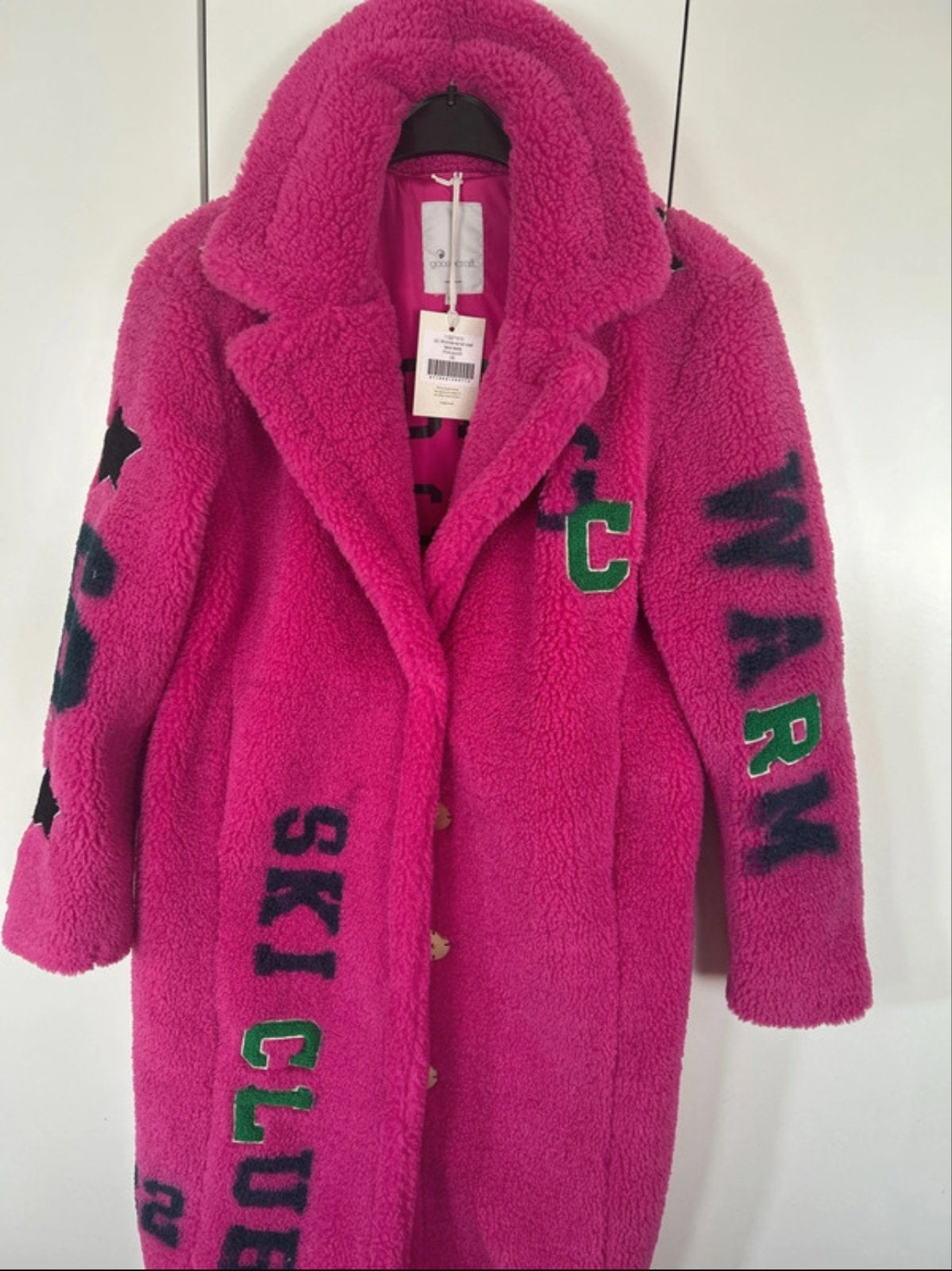 Goosecraft roze teddy jas 'Ski Club Warm', Ophalen, Nieuw, Maat 34 (XS) of kleiner, Roze