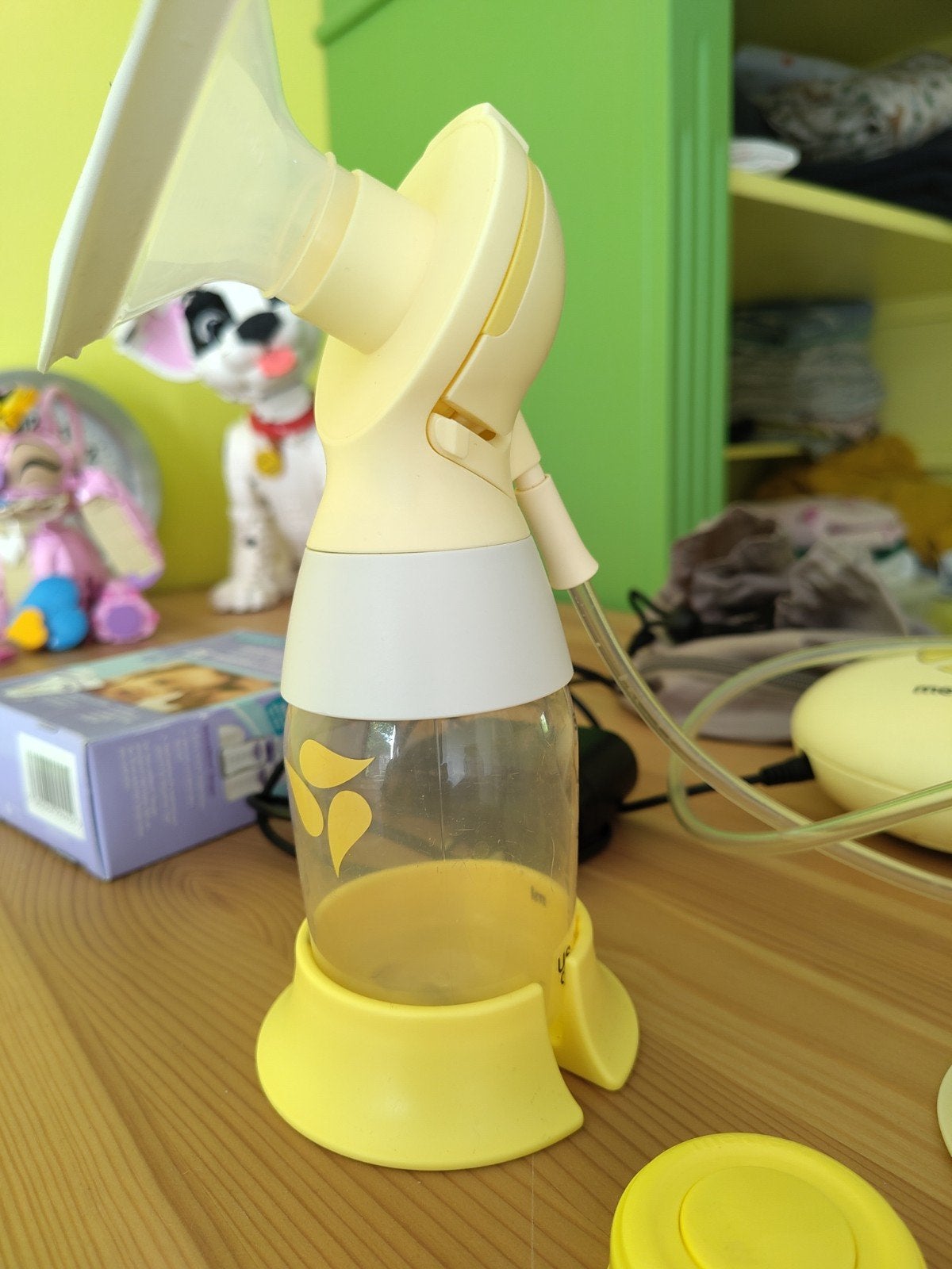 Medela Swing borstkolf met accessoires, Kinderen en Baby's, Gebruikt, Medela, Ophalen of Verzenden, Borstkolf