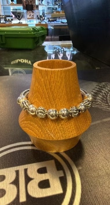 BUDDHA TO BUDDHA ARMBAND TYPE 632 F ELLEN BEADS SIL € 649,00, Ophalen of Verzenden, Nieuw, Zilver, Zilver